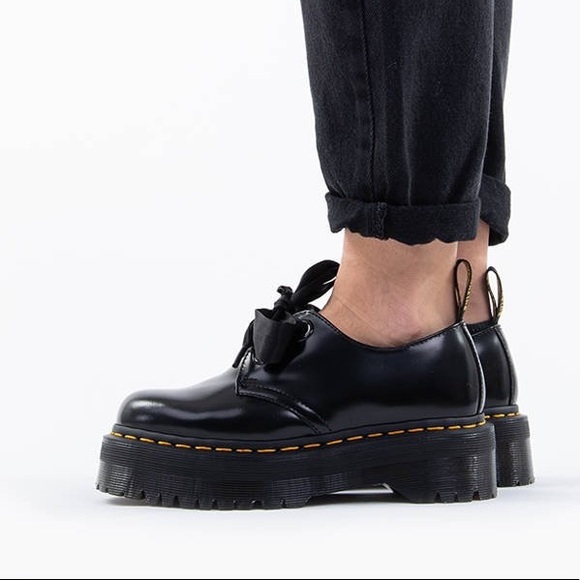 Dr. Martens | Shoes | Doc Martens Holly Leather Platform Shoes | Poshmark